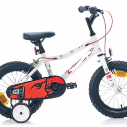 Mey İthalat® Red Eagle 14 Jant Çocuk Bisikleti Beyaz-Kırmızı-Gümüş