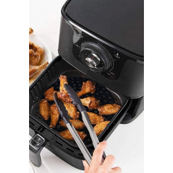 Mey İthalat®  Renkli Isıya Dayanıklı Yıkanılabilir Silikon Fırın Ve Airfryer Yuvarlak Pişirme Matı 20 Cm