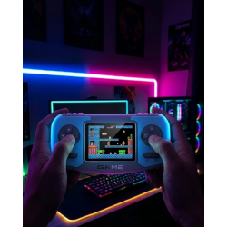 Mey İthalat® Retro El Konsolu Dahili Klasik Oyunlar AV TV Bağlantılı Şarjlı Oyun Cihazı