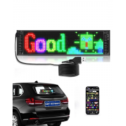 Mey İthalat® RGB Kayan Yazı LED Panel Telefon Kontrollü Animasyonlu Akıllı Ekran