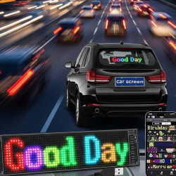 Mey İthalat® RGB LED Yazı Paneli Telefon Kontrollü Kayan Yazı Animasyonlu Ekran