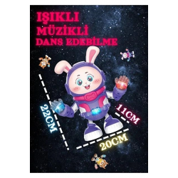 Mey İthalat® RS-9047C KUT.PİLLİ DANS EDEN ASTRONOT TAVŞAN -ZRV