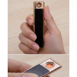 Mey İthalat® Rüzgar Geçirmez Elektronik Çakmak – Modern Tasarım, Metal Gövde