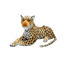 Mey İthalat® S00001399 PELUŞ LEOPAR YATAN 90 CM -SUN