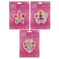 Mey İthalat® S00002594 GÜZELLİK SET MAKYAJ YILDIZ ÇİÇK KALP 3A.