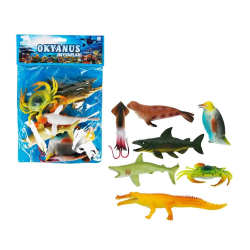Mey İthalat® S01000713 OKYANUS HAYVANLARI BYK.POŞET 7Lİ-SUN
