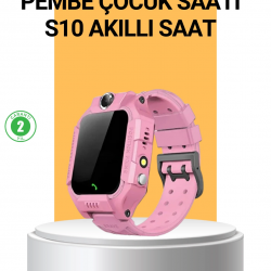 Mey İthalat® S10 Akıllı Çocuk Saati Anlık Konum ve Sesli Mesaj Destekli