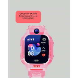 Mey İthalat® S10 Akıllı Çocuk Saati Çift Yönlü Konuşma ve SOS Fonksiyonu