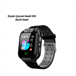 Mey İthalat® S10 Akıllı Çocuk Saati SİYAH