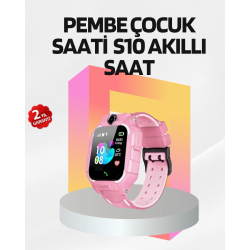 Mey İthalat® S10 Çocuk Akıllı Saati Konum Geçmişi ve Alarm Fonksiyonlu