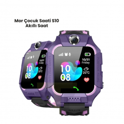 Mey İthalat® S10 Mor Akıllı Çocuk Saati