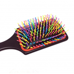 Mey İthalat®  Saç Açıcı Pratik Renkli Uçlu Plastik Saç Fırçası Tarağı Ergonomik Tarak