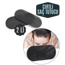 Mey İthalat® Saç Tutucu Ayırıcı Cırt Bant Berber Saç Bantı 2 Adet Pratik Saç Aksesuarı 717293