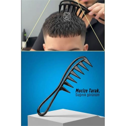 Mey İthalat® Saça Dağınık Çizgi Görünümü Veren Lüks Dalga Şekillendirici Mucize Tarak 722915