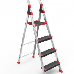 Mey İthalat® Saraylı Professional Alüminyum Merdiven 3+1