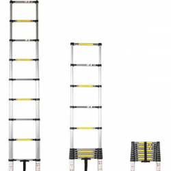 Mey İthalat® Saraylı Teleskopik Merdiven 11 Basamak 3.20 Metre