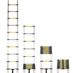Mey İthalat® Saraylı Teleskopik Merdiven 13 Basamak 3.80 Metre