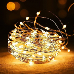 Mey İthalat® Sarı Peri LED Flaşlı Işık – 3 Metre Dekoratif Oda ve Organizasyon Aydınlatması