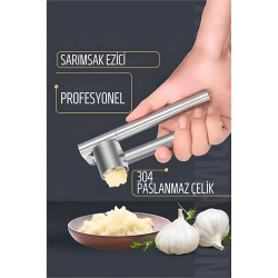 Mey İthalat® Sarımsak Ezici 304 Paslanmaz Çelik 721210