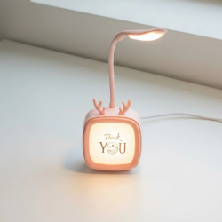 Mey İthalat® Şarj Edilebilir LED Masa Lambası Kablosuz Taşınabilir Gece Lambası