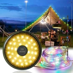 Mey İthalat® Şarjlı 10 Metre Kamp Lambası Led Işık