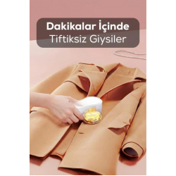 Mey İthalat® Şarjlı 2 Hızlı 6 Bıçaklı Tüy ve Tiftik Temizleme Makinesi