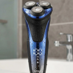 Mey İthalat® Şarjlı Elektrikli Sakal Tıraş Makinesi LED Ekranlı Islak Kuru Kullanım