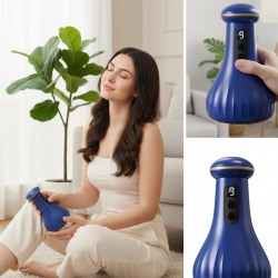 Mey İthalat® Şarjlı Masaj Cihazı Baş Boyun Omuz Kullanımına Uygun