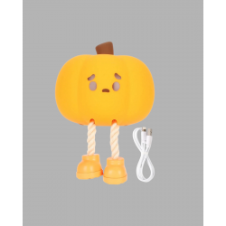 Mey İthalat® Şarjlı Pumpkin LED Masa Lambası Zamanlayıcılı Dokunmatik Yeni Nesil