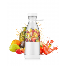 Mey İthalat® Şarjlı Taşınabilir Blender 380 ml USB Kablosuz Smoothie ve Meyve Karıştırıcı