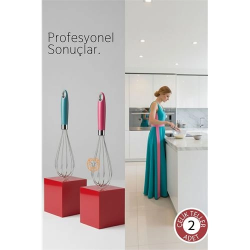 Mey İthalat® Savona Paslanmaz Çelik Çırpıcı, Ergonomik Mutfak Mikseri 28 cm  720203