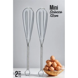 Mey İthalat® Sciacca Mini Çırpıcı Çelik 2 adet 720215