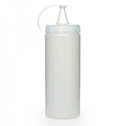 Mey İthalat®  Şeffaf Kapaklı Sızdırmaz Yağlık Sosluk Şişesi Plastik Yağdanlık 400 ml AP-9028