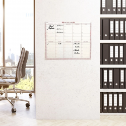 Mey İthalat®  Şeffaf Kendiliğinden Yapışkanlı Kalemli Haftalık Planlayıcı 40cm-50cm