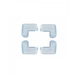 Mey İthalat® Şeffaf Masa Kenar Koruyucu 4 Lü Set Mobilya Köşe Koruma Aparatı