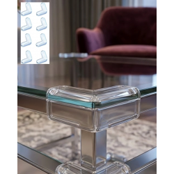 Mey İthalat® Şeffaf Masa Kenarı Koruyucu 8 Adet Mobilya Köşe Koruma Seti