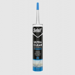 Mey İthalat® Selsil Ultra Clear Şeffaf Montaj Yapıştırıcı 290 ml
