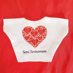 Mey İthalat® Seni Seviyorum Baskılı Tişört