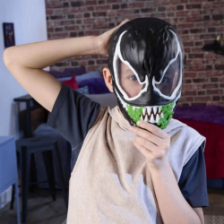 Mey İthalat® Sesli Karanlıkta Parlayan Venom Maske