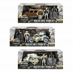 Mey İthalat® Sesli Ve Işıklı Kar Temalı Askeri Araçlar Oyun Seti