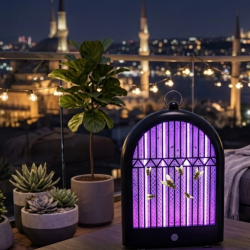 Mey İthalat® Sessiz Sivrisinek Lambası  Şarjlı ve Güvenli Kullanım