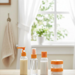 Mey İthalat® Seyahat İçin 5’li Şeffaf Kozmetik Kap Seti 30 ml