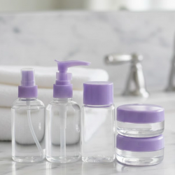 Mey İthalat® Seyahat İçin 5’li Şeffaf Kozmetik Şişe Seti 30 ml