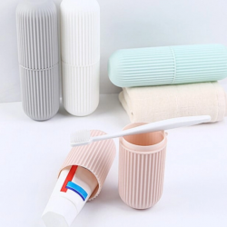 Mey İthalat® Seyahat Tipi Diş Macunu ve Fırçası Kabı 4 Renk