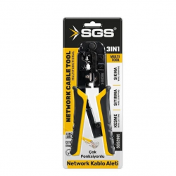 Mey İthalat® Sgs 2065 Network Kablo Pensesi 3 İn 1