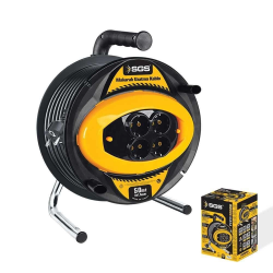 Mey İthalat® Sgs 2132 50 Metre Makaralı Uzatma Kablosu 3X1,5 Kablo