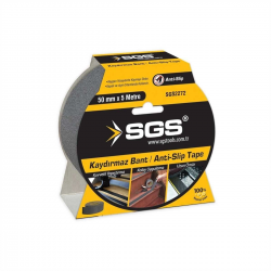 Mey İthalat® Sgs 2272 Siyah Kaydırmaz Bant 50 mm 5 Metre
