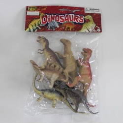 Mey İthalat® SH-9001-Vardem Poşetli 6Pcs 8 İnch  Çiftlik Hayvan ve Dinozor Set
