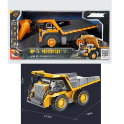 Mey İthalat® SH40378 1:18 9 KNL ALAŞIM UZA.KUM. DÖKME KAMYON