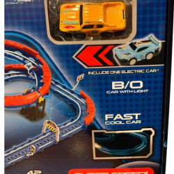 Mey İthalat® SH40594 ŞARJLI FOSFORLU RACİNG SET 42 PARÇALI-ZRV